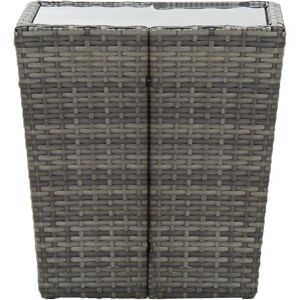 vidaXL 46196 Garden Side Table - Weather-resistant PE rattan vidaXL 46196 Garden Side Table - Weather-resistant PE rattan