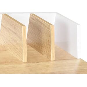 vidaXL 20273 White and Natural Corner Desk - Desk vidaXL 20273 White and Natural Corner Desk - Desk