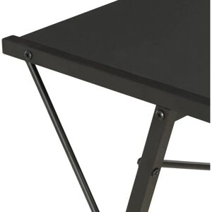 vidaXL Modern Black Computer Desk with Shelf and Storage - Desk vidaXL Modern Black Computer Desk with Shelf and Storage - Desk