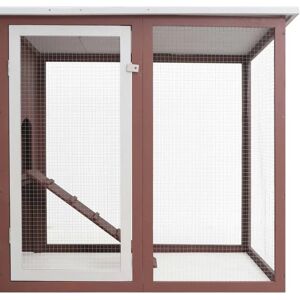 vidaXL Outdoor Chicken Cage Hen House with Egg Cage - Chicken Cage vidaXL Outdoor Chicken Cage Hen House with Egg Cage - Chicken Cage