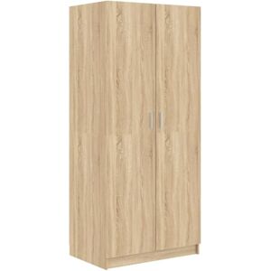 vidaXL Sonoma Oak Wardrobe - Clothing Storage Organizer vidaXL Sonoma Oak Wardrobe - Clothing Storage Organizer