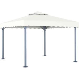vidaXL Garden Furniture Set Gazebo - 300x300 cm - Cream - Aluminum vidaXL Garden Furniture Set Gazebo - 300x300 cm - Cream - Aluminum
