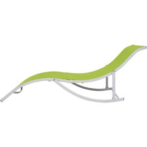 vidaXL Sunbeds Folding in Green Fabric (2 Pieces) vidaXL Sunbeds Folding in Green Fabric (2 Pieces)
