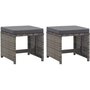 ALTRO Ensemble de 2 tabourets de jardin - Tabouret de jardin - Publicité ALTRO Ensemble de 2 tabourets de jardin - Tabouret de jardin - Publicité