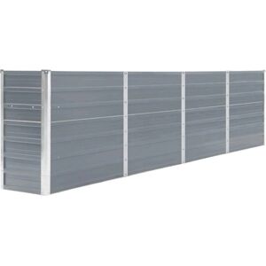 vidaXL 320x40x77cm Raised Garden Bed - Garden Bed in Galvanized Steel vidaXL 320x40x77cm Raised Garden Bed - Garden Bed in Galvanized Steel