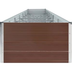 vidaXL Garden Raised Bed - 600x80x45 cm - Galvanised Steel vidaXL Garden Raised Bed - 600x80x45 cm - Galvanised Steel