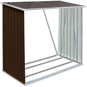 vidaXL Garden Log Storage Shed - Firewood Storage - 163x83x154cm vidaXL Garden Log Storage Shed - Firewood Storage - 163x83x154cm