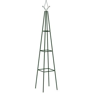 vidaXL Garden Climbing Aids - 2 pcs. Dark Green 35x35x195 cm Iron vidaXL Garden Climbing Aids - 2 pcs. Dark Green 35x35x195 cm Iron