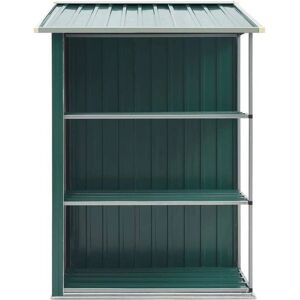 vidaXL Garden Shed with Rack Green - Garden Shed vidaXL Garden Shed with Rack Green - Garden Shed