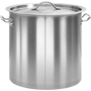 vidaXL Stainless Steel Stock Pot 36x36cm 35L - Stock Pot vidaXL Stainless Steel Stock Pot 36x36cm 35L - Stock Pot
