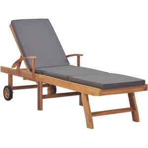 VidaXL Gartensessel - Teak Grau VidaXL Gartensessel - Teak Grau