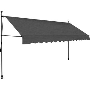 vidaXL Manual Retractable Awning - 350 cm - Garden, Balcony, Terrace vidaXL Manual Retractable Awning - 350 cm - Garden, Balcony, Terrace