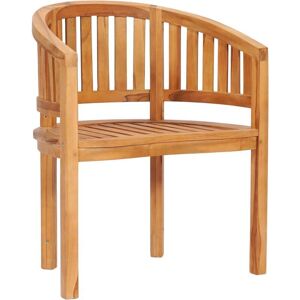 vidaXL Teak Banana Chair - Outdoor Garden Seating vidaXL Teak Banana Chair - Outdoor Garden Seating