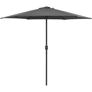 vidaXL Garden Parasol with Aluminium Pole 270x246 cm Anthracite - Garden parasol vidaXL Garden Parasol with Aluminium Pole 270x246 cm Anthracite - Garden parasol