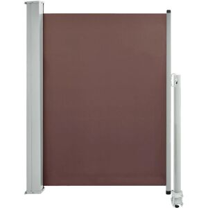 vidaXL Extendable Side Awning - 100x300 cm, Brown - Privacy, Weather Protection vidaXL Extendable Side Awning - 100x300 cm, Brown - Privacy, Weather Protection