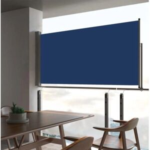 vidaXL Laajennettava sivusuoja 80×300 cm Sininen - Sivusuoja vidaXL Laajennettava sivusuoja 80×300 cm Sininen - Sivusuoja