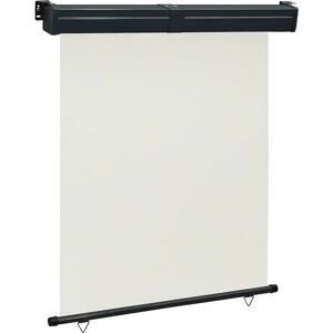vidaXL 145x250 cm Cream Balcony Side Awning - Balcony Awning vidaXL 145x250 cm Cream Balcony Side Awning - Balcony Awning