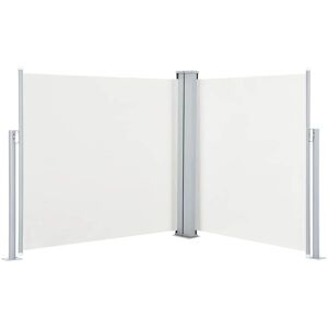 vidaXL Retractable Side Awning Cream 100cm Garden Sun Privacy Screen Sunshades - Side Awning vidaXL Retractable Side Awning Cream 100cm Garden Sun Privacy Screen Sunshades - Side Awning