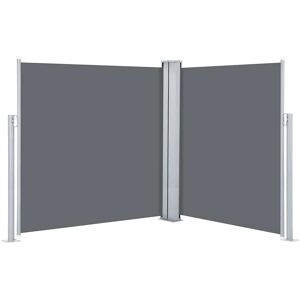 vidaXL Ausziehbare Seitenmarkise Anthrazit 140 x 600 cm vidaXL Ausziehbare Seitenmarkise Anthrazit 140 x 600 cm