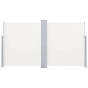 vidaXL Patio Retractable Double Side Awning 170x600cm Cream - Awning vidaXL Patio Retractable Double Side Awning 170x600cm Cream - Awning