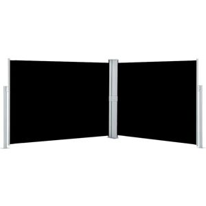 vidaXL Uitrekbare zijmarkise Zwart 140x1000 cm - Zijmarkise vidaXL Uitrekbare zijmarkise Zwart 140x1000 cm - Zijmarkise