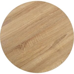 vidaXL Bistro Table Light Brown - Bistro Table - Light Brown - 50 cm MDF vidaXL Bistro Table Light Brown - Bistro Table - Light Brown - 50 cm MDF