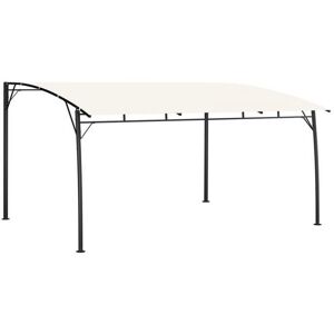 vidaXL Garden Sunshade Awning 4x3x2.55 m Cream White - Garden Sunshade/Awning vidaXL Garden Sunshade Awning 4x3x2.55 m Cream White - Garden Sunshade/Awning