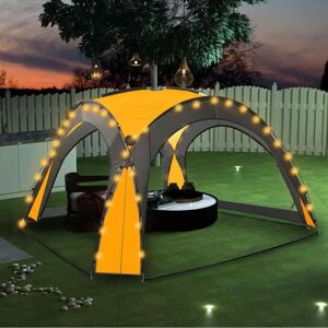 vidaXL Party Tent with LED and 4 Sidewalls - Party Tent vidaXL Party Tent with LED and 4 Sidewalls - Party Tent
