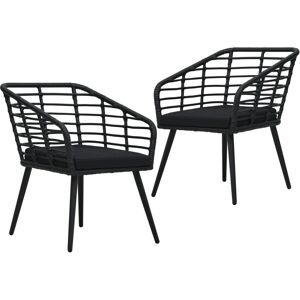 VidaXL Udendørstol - Ergonomisk, Vejrbestandig, Sort VidaXL Udendørstol - Ergonomisk, Vejrbestandig, Sort