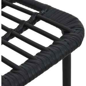 vidaXL Garden Chair Braided Resin 2 Pieces Black vidaXL Garden Chair Braided Resin 2 Pieces Black