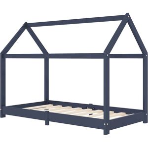 vidaXL Pat pentru copii din lemn de pin masiv - Pat pentru copii vidaXL Pat pentru copii din lemn de pin masiv - Pat pentru copii