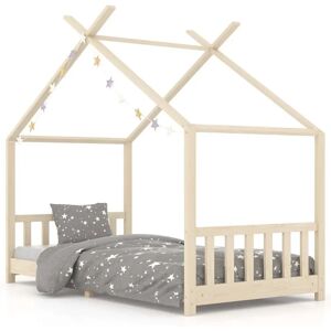 vidaXL Kinderbed Frame van massief dennenhout 90x200 cm - Kinderbed vidaXL Kinderbed Frame van massief dennenhout 90x200 cm - Kinderbed