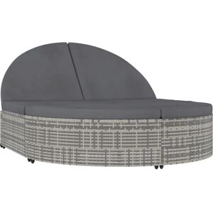 VidaXL Outdoor Bett und Sonnenliege - Wetterfestes PE-Rattan, Verstellbar, Doppel Sitz VidaXL Outdoor Bett und Sonnenliege - Wetterfestes PE-Rattan, Verstellbar, Doppel Sitz