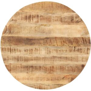 vidaXL Table Top Solid Mango Wood Round 25-27mm 80cm Replacement Table Top vidaXL Table Top Solid Mango Wood Round 25-27mm 80cm Replacement Table Top