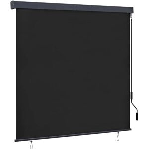 vidaXL Estor enrollable de exterior - 160x250 cm - Antracita - Producto exterior vidaXL Estor enrollable de exterior - 160x250 cm - Antracita - Producto exterior