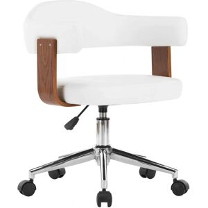 Maisonchic Weiße Drehbüro-Stuhl - Ergonomisch, Verstellbar, Skandinavisch Maisonchic Weiße Drehbüro-Stuhl - Ergonomisch, Verstellbar, Skandinavisch