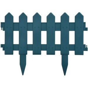 vidaXL 25x Lawn Edgings PP Green 10m Fence Barrier Garden Borders Grass Edges - Garden Edging vidaXL 25x Lawn Edgings PP Green 10m Fence Barrier Garden Borders Grass Edges - Garden Edging