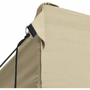 vidaXL Professional Folding Party Tent with 3 Sidewalls 3x4m Cream Steel Camp - Party Tent vidaXL Professional Folding Party Tent with 3 Sidewalls 3x4m Cream Steel Camp - Party Tent