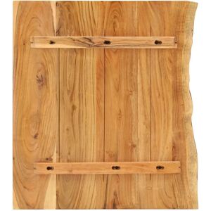 vidaXL Acacia Wood Bathroom Vanity Top - 80x52x3.8 cm vidaXL Acacia Wood Bathroom Vanity Top - 80x52x3.8 cm