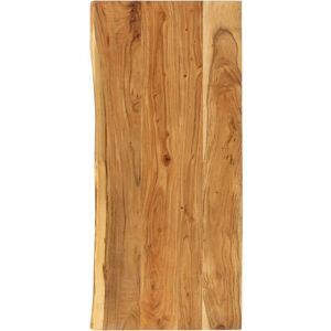 vidaXL Solid Acacia Wood Bathroom Vanity Top - 140x52x2.5 cm vidaXL Solid Acacia Wood Bathroom Vanity Top - 140x52x2.5 cm