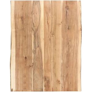 Nnevl Acacia Wood Tabletop - Solid, Natural Edges - 80x(50-60)x3.8cm Nnevl Acacia Wood Tabletop - Solid, Natural Edges - 80x(50-60)x3.8cm