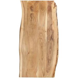 vidaXL Massieve Acaciahouten Tafelblad 118x50-60x2.5cm - Vervangend tafelblad vidaXL Massieve Acaciahouten Tafelblad 118x50-60x2.5cm - Vervangend tafelblad