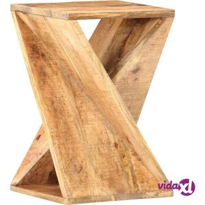 vidaXL Solid Mango Wood Side Table - 35x35x55cm - Living Room Furniture vidaXL Solid Mango Wood Side Table - 35x35x55cm - Living Room Furniture