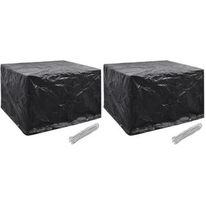 vidaXL Garden Furniture Cover - 135x135x90 cm - Black vidaXL Garden Furniture Cover - 135x135x90 cm - Black