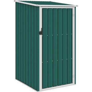 vidaXL Garden Shed Green Galvanised Steel Outdoor Tool Equipment Storage House vidaXL Garden Shed Green Galvanised Steel Outdoor Tool Equipment Storage House