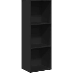 vidaXL 2-Tier Book Cabinet Black - Book Shelf vidaXL 2-Tier Book Cabinet Black - Book Shelf