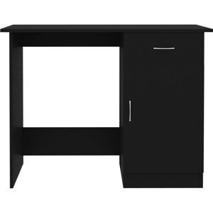 vidaXL Awo910 Black Engineered Wood Desk - Desk vidaXL Awo910 Black Engineered Wood Desk - Desk