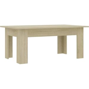 vidaXL Sonoma Oak Coffee Table - Living Room Furniture vidaXL Sonoma Oak Coffee Table - Living Room Furniture