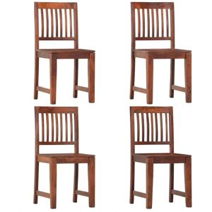 vidaXL Wooden Mango Dining Chairs Set of 4 vidaXL Wooden Mango Dining Chairs Set of 4