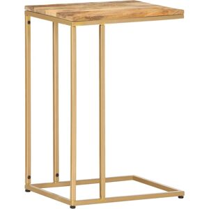 Vox Solid Mango Wood C-Shaped Side Table - 35x45x65cm Vox Solid Mango Wood C-Shaped Side Table - 35x45x65cm